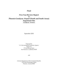 FIVE YEAR REVIEW - PHOENIX-GOODYEAR AIRPORT AREA  (OU[removed]