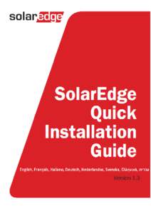 Technology / SolarEdge / Inverter / Power optimizer / Solar panel / Solar micro-inverter / Photovoltaics / Electrical engineering / Electromagnetism