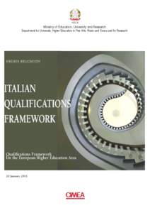 European Higher Education Area / National Qualifications Framework / Higher / Dottorato di ricerca / Education / Academic transfer / Bologna Process