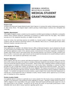 APPLICATION - Med Student Grant Program - Web.pmd