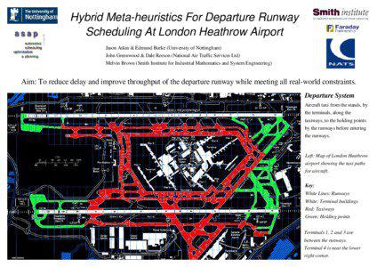 Hybrid Meta­heuristics For Departure Runway  Scheduling At London Heathrow Airport Jason Atkin & Edmund Burke (University of Nottingham)