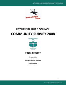 Microsoft Word - 081022_Report_LITCHFIELD COMMUNITY SURVEY