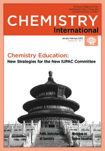 The News Magazine of the International Union of Pure and Applied Chemistry (IUPAC) CHEMISTRY International