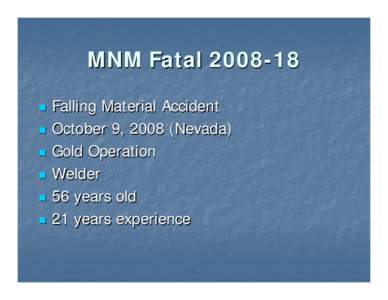 MNM Fatal[removed]     