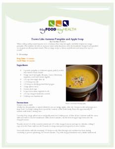 Microsoft Word - Tastes Like Autumn Pumpkin and Apple Soup.doc