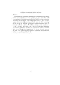 Solutions of equations (mod p) in boxes Abstract The general type of problem considered is to establish uniform bounds on the number of solutions of an equation f (x, y) = 0 (mod p) with x, y restricted to intervals in g