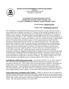 Safe Drinking Water Act / Title 40 of the Code of Federal Regulations / Resource Conservation and Recovery Act / Injection well / United States / Water supply / United States Environmental Protection Agency / Environment of the United States / Water supply and sanitation in the United States