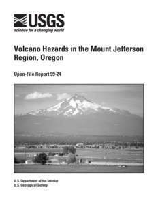 Volcano Hazards in the Mount Jefferson Region, Oregon