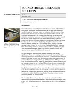 FOUNDATIONAL RESEARCH BULLETIN SUSTAINABILITY BY DESIGN No. 7 September 2008