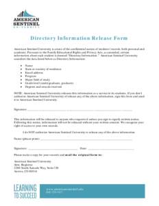 Microsoft Word - Directory Information Releasedocx