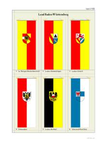 Tafel I/VIII  Land Baden-Württemberg Breisgau-Hochschwarzwald