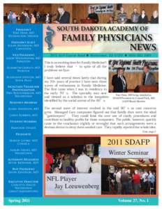 Spring 2011 newsletter.indd