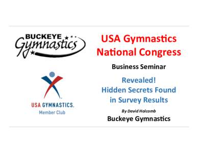 USA	Gymnas+cs	 Na+onal	Congress Business	Seminar