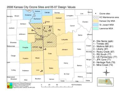 Kansas District Courts / Kansas census statistical areas