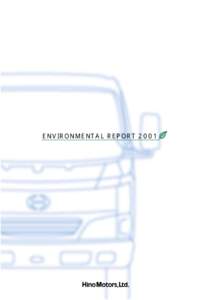 ENVIRONMENTAL REPORT 2001  Contents Foreword  1
