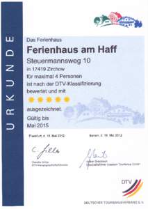 Das Ferienhaus  Ferienhaus am Haff Steuermannsweg 10 in[removed]Zirchow für maximal 4 Personen