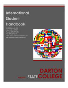 International Student Handbook 2400 Gillionville Rd. Albany, GA[removed]Phone: [removed]