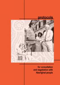 Protocols for consultation and negotiation with Aboriginal people