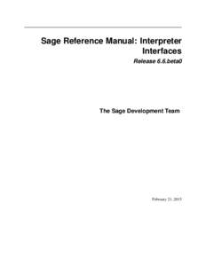 Interfaces / Java programming language / Object-oriented programming / Mathematical software / Sage / Cross-platform software / Maxima / X Window System / Maple / Software / Computing / Computer programming