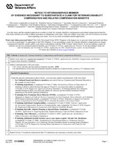 United States Department of Veterans Affairs / Posttraumatic stress disorder / Veterans Health Administration / Military discharge / Disability / Agent Orange / Veterans benefits for post-traumatic stress disorder in the United States / Veterans Benefits Administration / Medicine / War / Psychiatry