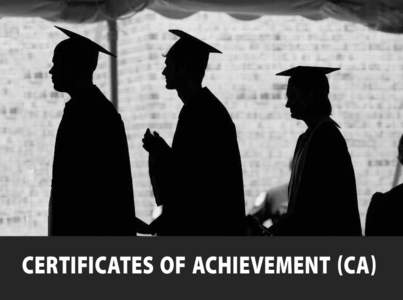 CERTIFICATEs OF ACHIEVEMENT (CA)  Program Description Addictions Counseling