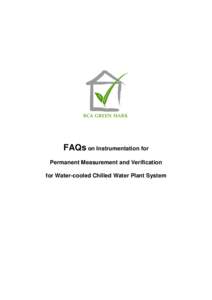 FAQs on Instrumentation for Permanent Measurement and Verification for Water-cooled Chilled Water Plant System TEMPERATURE