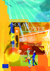 C O N C E N T R AT I N G  SOLAR POWER  FROM RESEARCH TO IMPLEMENTATION