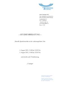 Jonas Leipziger, M.A. Wiss. Mitarbeiter am Lehrstuhl für Bibel und Jüdische Bibelauslegung Landfriedstraße 12  69117 Heidelberg +46 