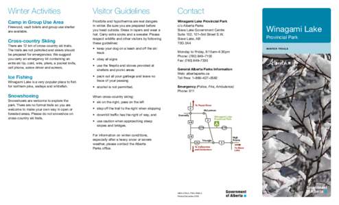 Winter Activities  Visitor Guidelines Contact