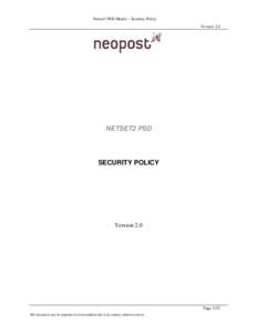 Microsoft Word - 5a - PSD - OTH - Security Policy - Netherlands_1_.doc