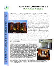 Brownfields Success Story, Skirvin Hotel, Oklahoma City