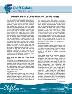 Information on Dental Care for a