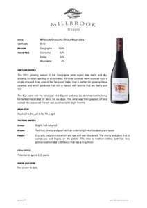 Grenache / Wine tasting / Syrah / Mourvèdre / Tannin / McLaren Vale / French wine / Wine / Food and drink