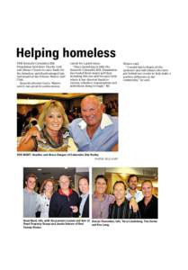 Helping homeless THE Henzells Caloundra RSL Foundation held their Charity Golf and Dinner Classic to raise funds for the homeless and disadvantaged late last month at the Pelican Waters Golf