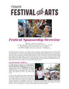 Microsoft Word - Sponsor Overview_Tempe Festival of the Arts_2015