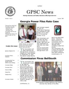 GPSC  GPSC News Making Business and Safety decisions affecting tomorrow Volume 1, Issue 2