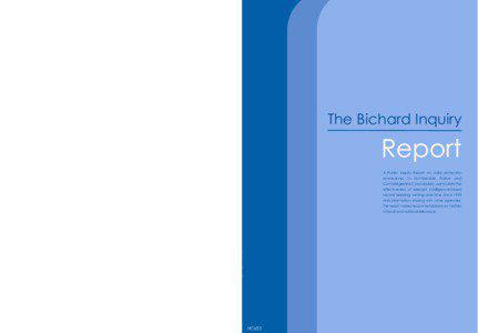 The Bichard Inquiry  Report