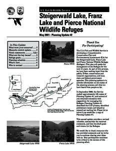 U.S. Fish & Wildlife Service  Steigerwald Lake, Franz Lake and Pierce National Wildlife Refuges May[removed]Planning Update #2