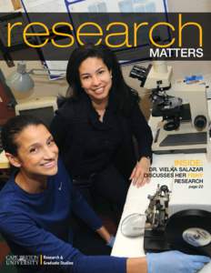 research matters inside:  dr. vielka salazar