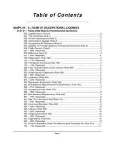 IDAPA 24 - Bureau of Occupational Licenses.book