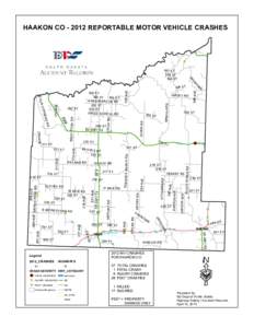 HAAKON CO[removed]REPORTABLE MOTOR VEHICLE CRASHES  Interstate INJURY CR ASHES