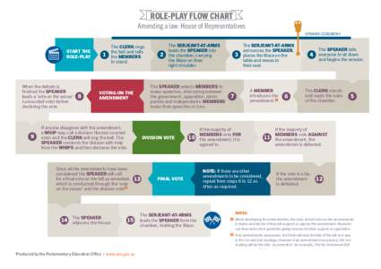 PEO Role-play flow chart - Amendment in the House of Representatives