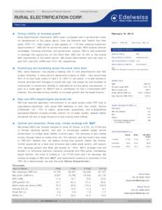 Financial market / Project finance / Finance / Economy of Asia / Rural Electrification Corporation Limited / Economy of India / Energy in India / Power Finance Corporation