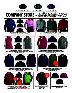 COMPANY STORE - Fall & WinterCrosshatch Easy-Care Shirt - $35 Mens & Ladies: Blue, Grey, Green, Red, Pink Mens & Ladies XS - 4XL (Mens Tall Available LT-4XLT)