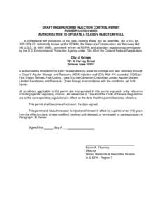 Safe Drinking Water Act / Environment of the United States / United States / Code of Federal Regulations / Title 40 of the Code of Federal Regulations / United States Environmental Protection Agency