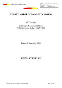 Sydney Airport / Airport / Sydney / John Murphy / States and territories of Australia / New South Wales / Sydney Airport Corporation