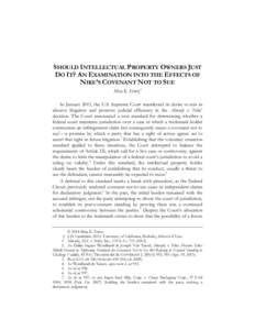 Declaratory judgment / Mootness / Trademark / Covenant / Case or Controversy Clause / Friends of the Earth /  Inc. v. Laidlaw Environmental Services /  Inc. / Civil procedure / Law / Civil law