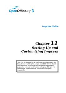 Impress Guide  11 Chapter Setting Up and