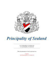 www.principality-of-sealand.com www.principality-of-sealand.ch