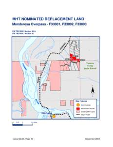 MHT NOMINATED REPLACEMENT LAND Monderosa Overpass - F33001, F33002, F33003 FM T3S R8W, Section 36 & FM T4S R8W, Section 01  na